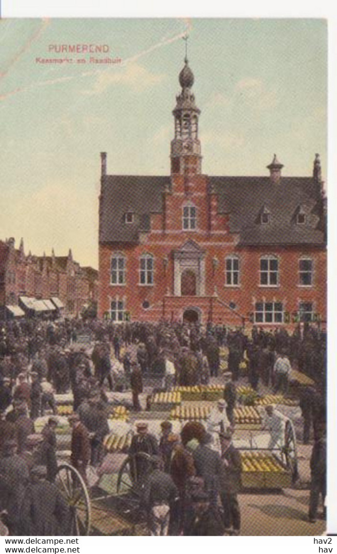 Purmerend Kaasmarkt, Raadhuis 1914 RY 7334 - Purmerend