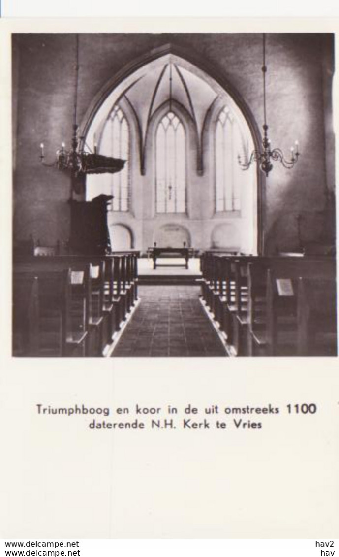 Vries N.H. Kerk Triumphboog En Koor RY 4549 - Vries