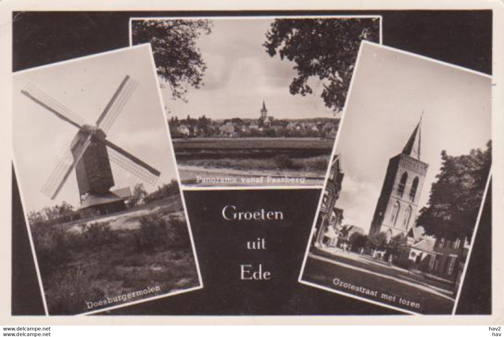 Ede Drieluik Molen, Paasberg, Grotestraat RY 4669 - Ede