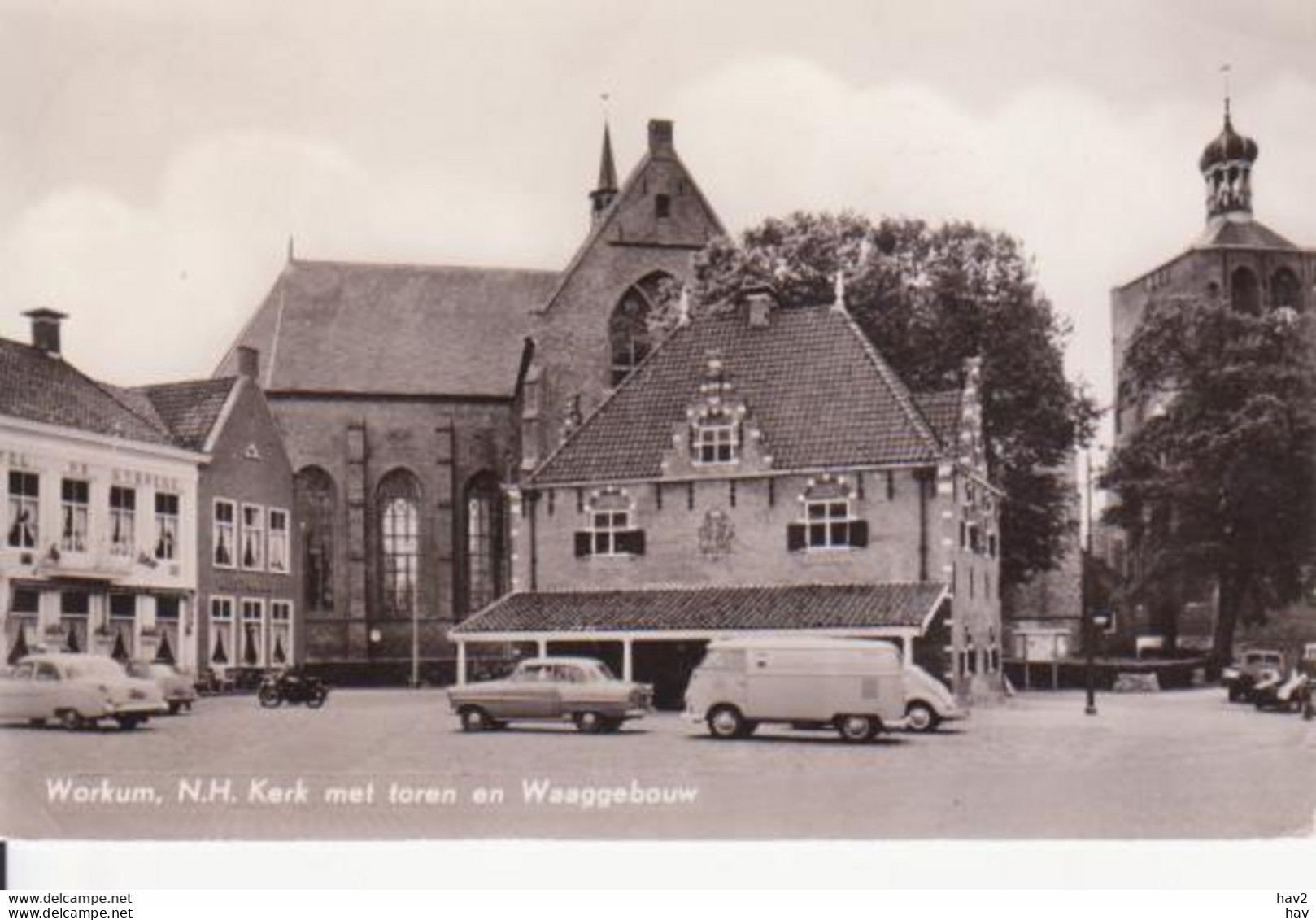 Workum N.H. Kerk Met Waaggebouw RY 3384 - Workum