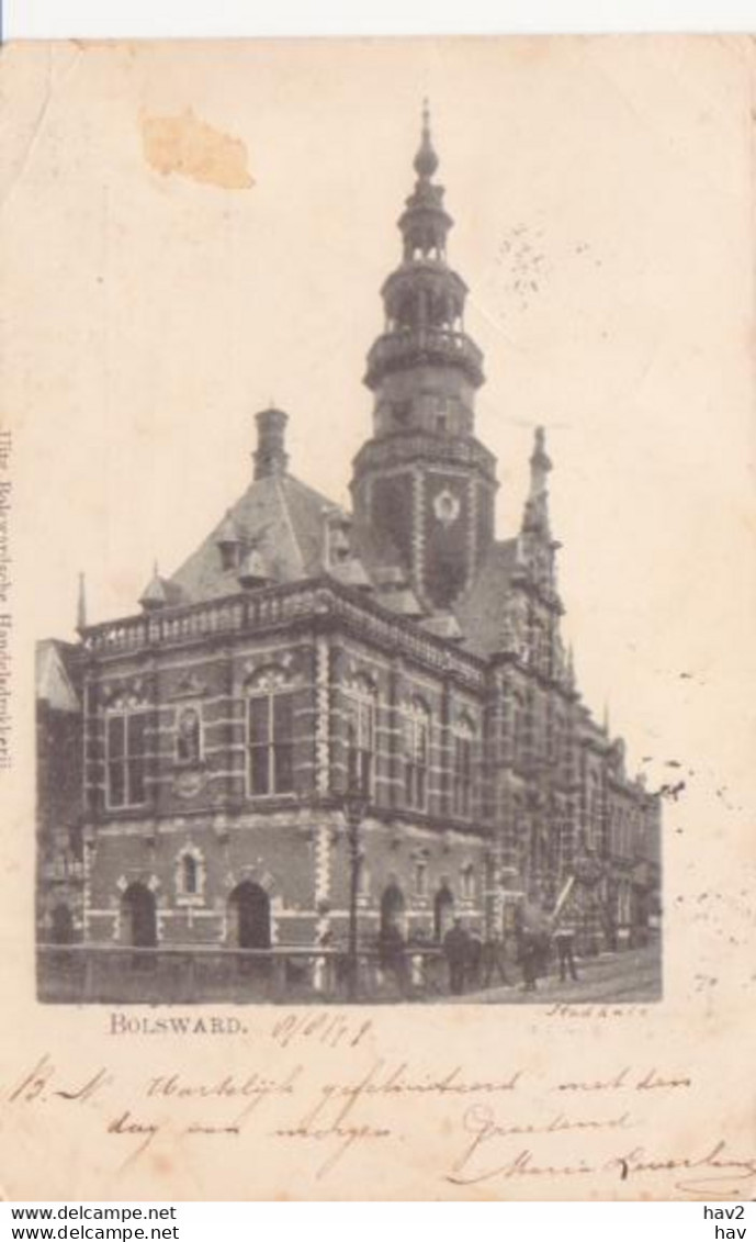 Bolsward Stadhuis 1899  RY 4327 - Bolsward