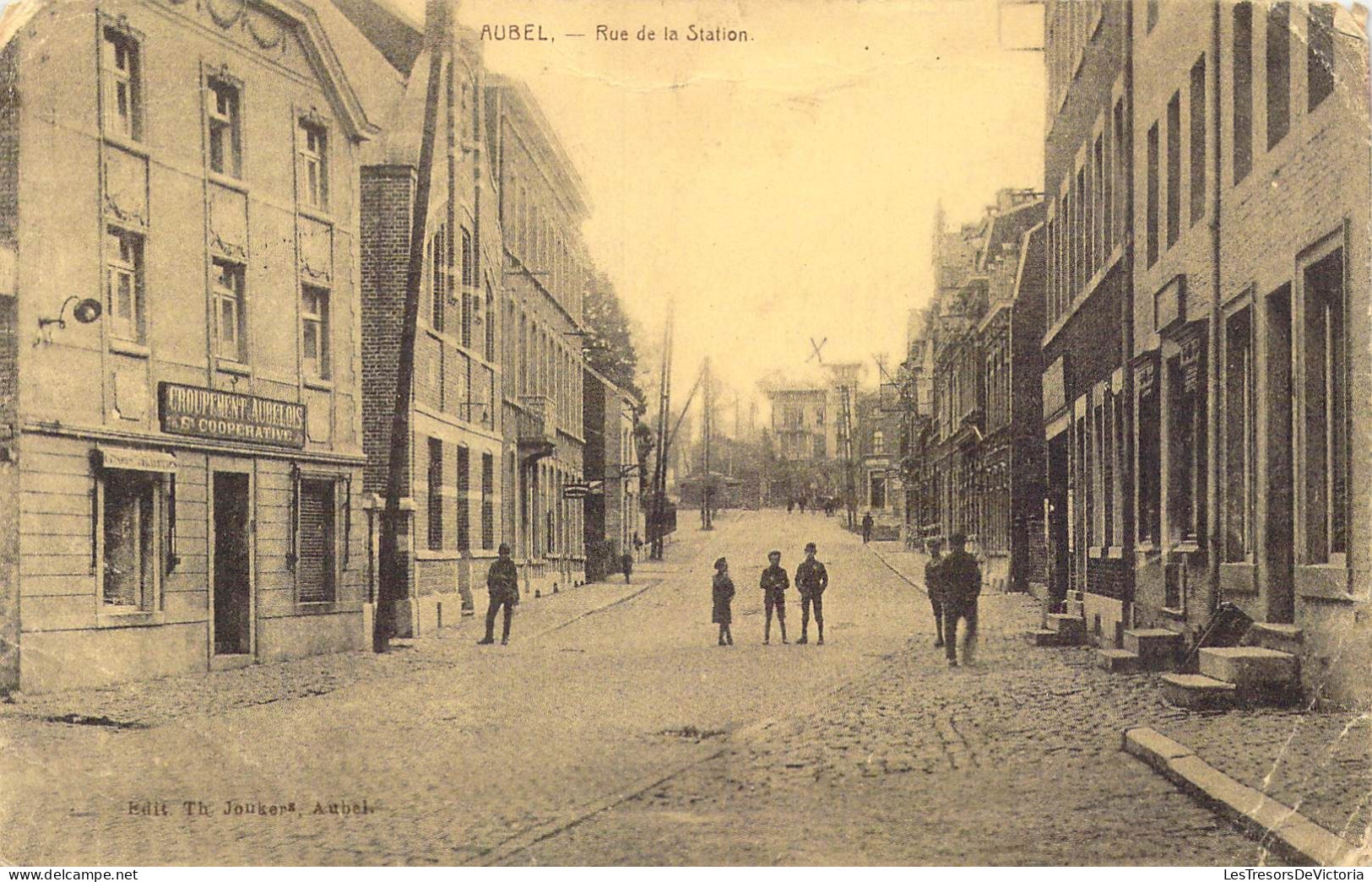 BELGIQUE - Aubel - Rue De La Station - Carte Postale Ancienne - Aubel