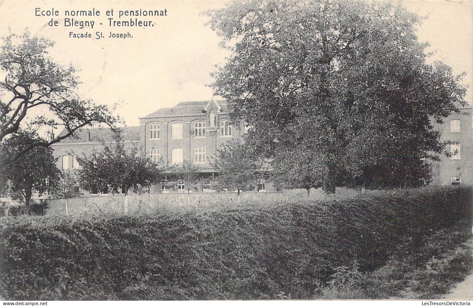 BELGIQUE - Blégny - Ecole Normale Et Pensionnat De Blegny - Trembleur - Façade St. Joseph - Carte Postale Ancienne - Blegny