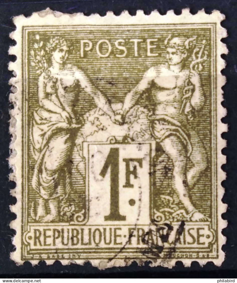 FRANCE                     N° 72                    OBLITERE - 1876-1878 Sage (Type I)