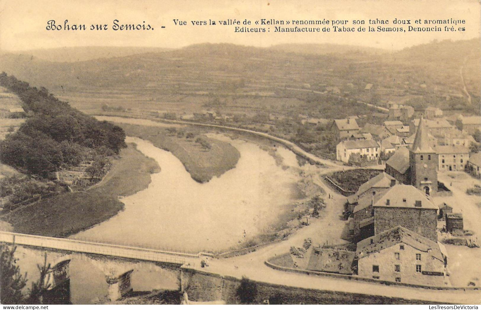 BELGIQUE - Bohan-sur-Semois - Vue Sur La Vallée De " Kellan " - Carte Postale Ancienne - Vresse-sur-Semois