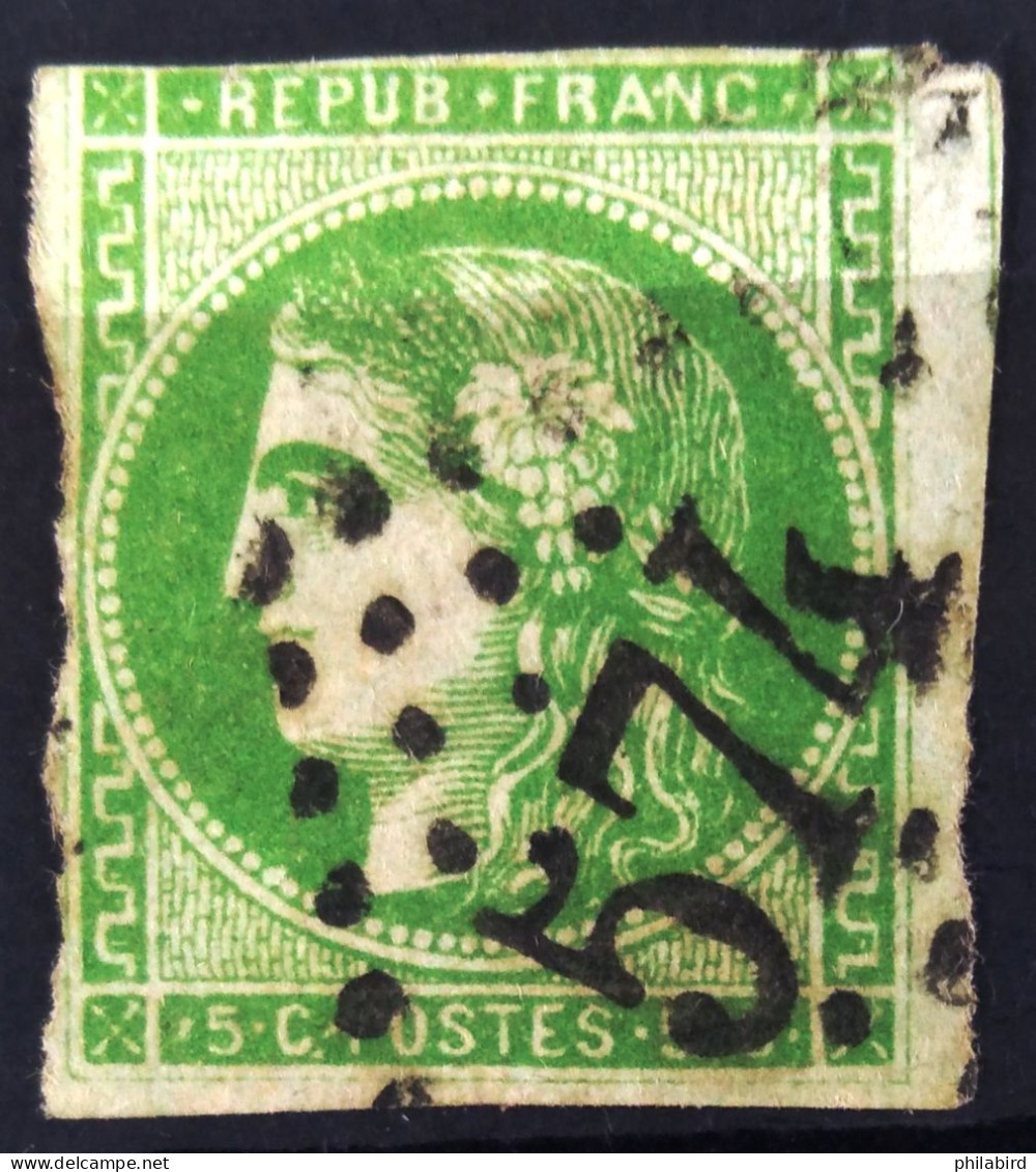 FRANCE                     N° 42 B                    OBLITERE - 1870 Emisión De Bordeaux