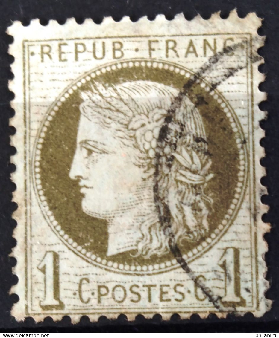 FRANCE                     N° 50                    OBLITERE - 1871-1875 Cérès