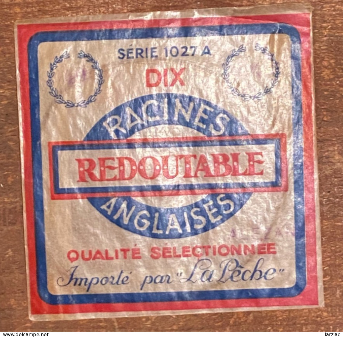 Pochette De Fil Ancien Racine Anglaise Redoutable - Pêche