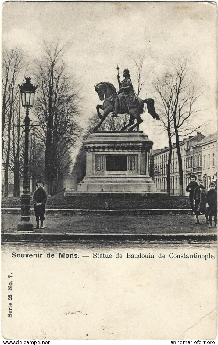 Souvenir De Mons Statue De Baudouin De Constantinople - Mons