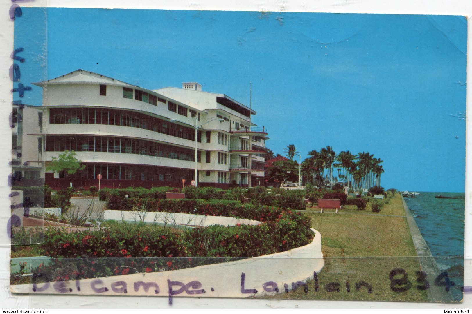 - 009 - PANAMA - The Amador Guerréro Hospital In The City Of Colon, Carte Rare, Petit Format, écrite, TBE, Scans. - Panama