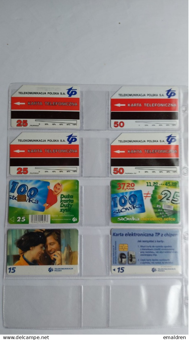 8 Cartes - 8 Kaarten - 8 Cards - Pologne