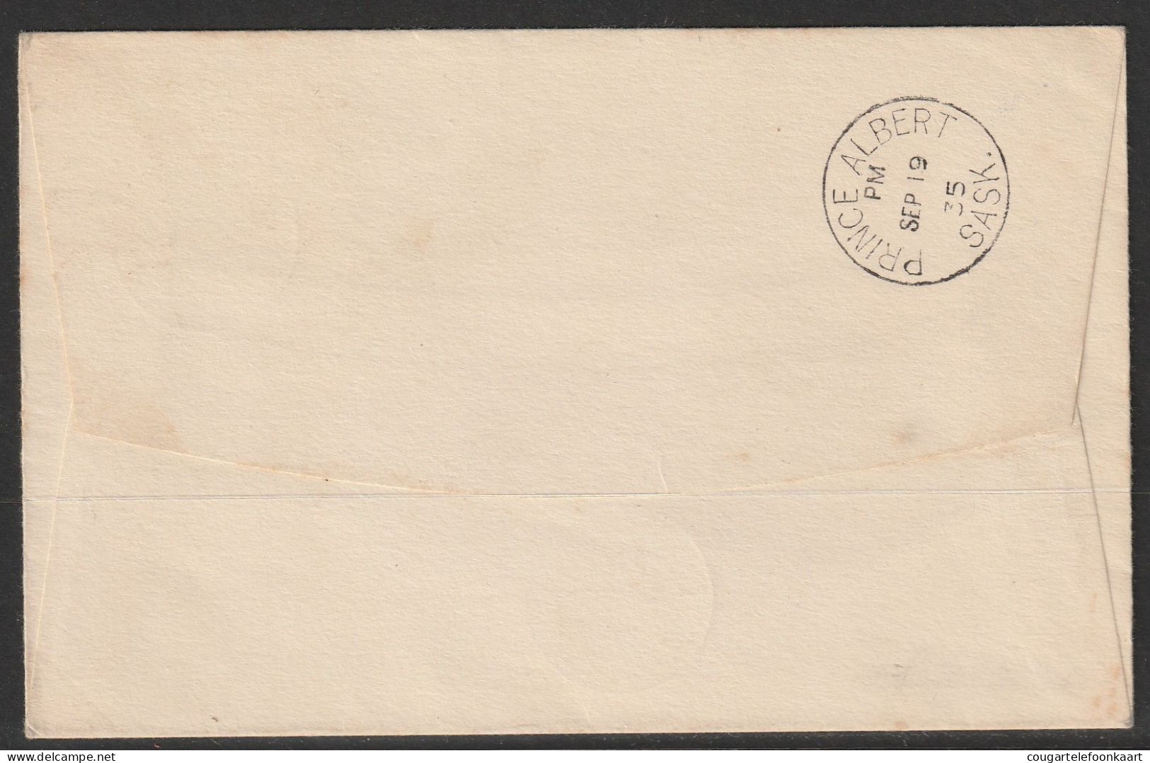 1935, First Flight Cover, Dore Lake-Prince Albert - Primi Voli