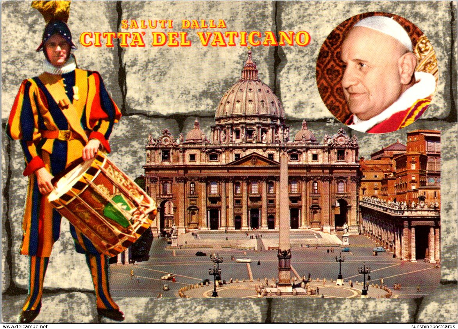 Italy Roma Rome Citta Del Vaticano Pope Paul - Bares, Hoteles Y Restaurantes