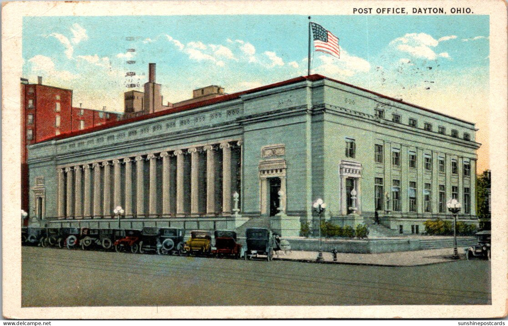 Ohio Dayton Post Office 1923 Curteich - Dayton