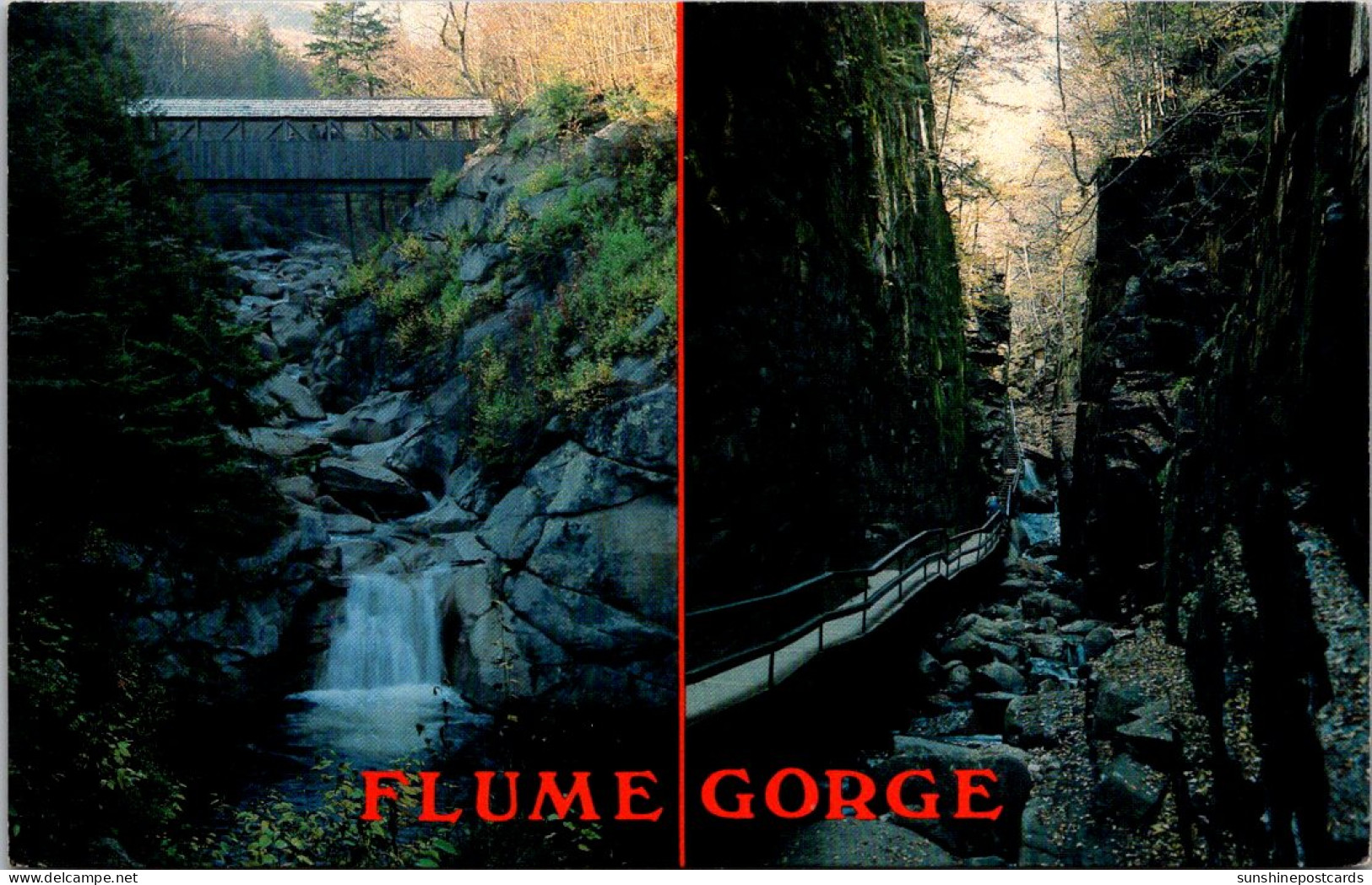 New Hampshire Franconia Notch The Flume - White Mountains