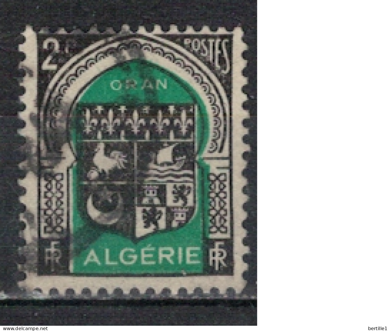 ALGERIE      N°  YVERT  259  ( 1 ) Oblitéré ( OB 11/45   ) - Oblitérés