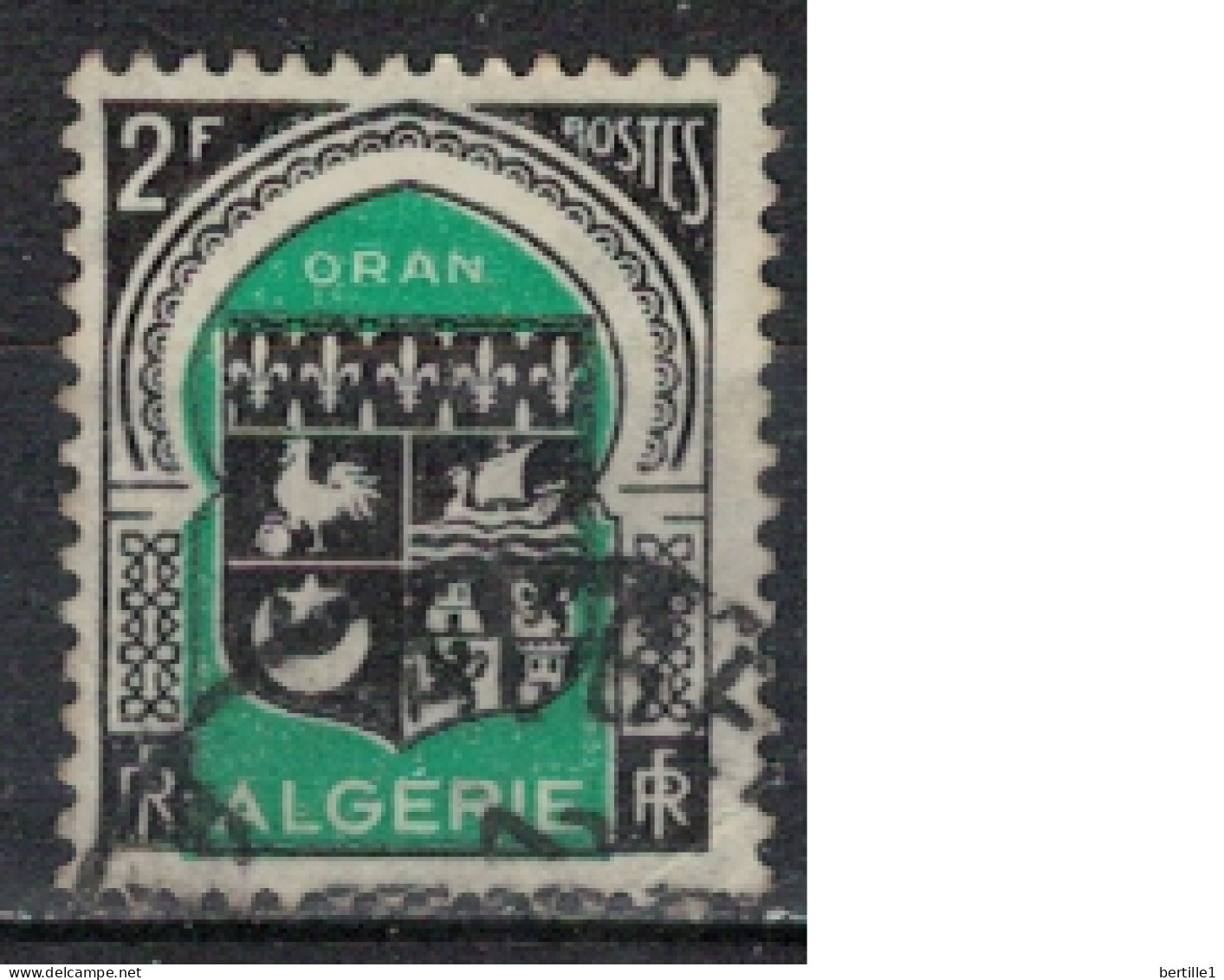 ALGERIE      N°  YVERT  259  ( 2 ) Oblitéré ( OB 11/45   ) - Used Stamps