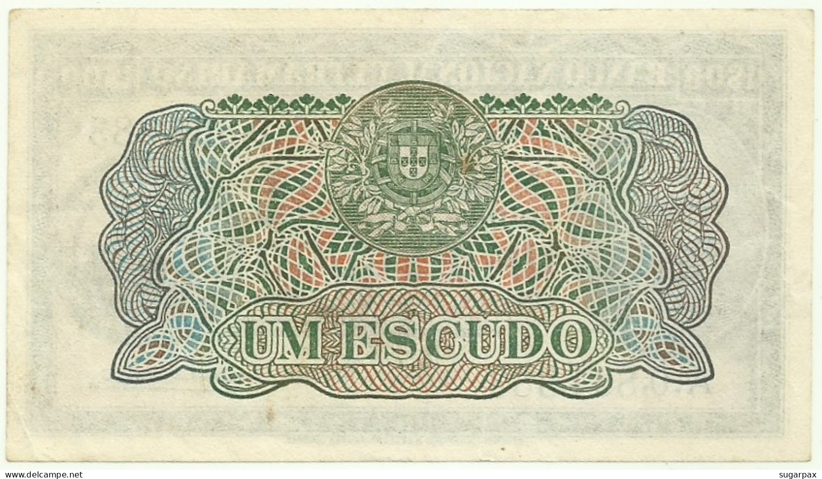 MOZAMBIQUE - 1$00 - 1 ESCUDO - 23.05.1944 - P 92 - Seal Type III - ANTONIO ENNES - PORTUGAL - Mozambique
