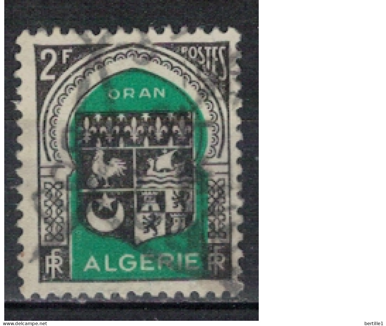 ALGERIE      N°  YVERT  259  ( 4 ) Oblitéré ( OB 11/45   ) - Gebraucht