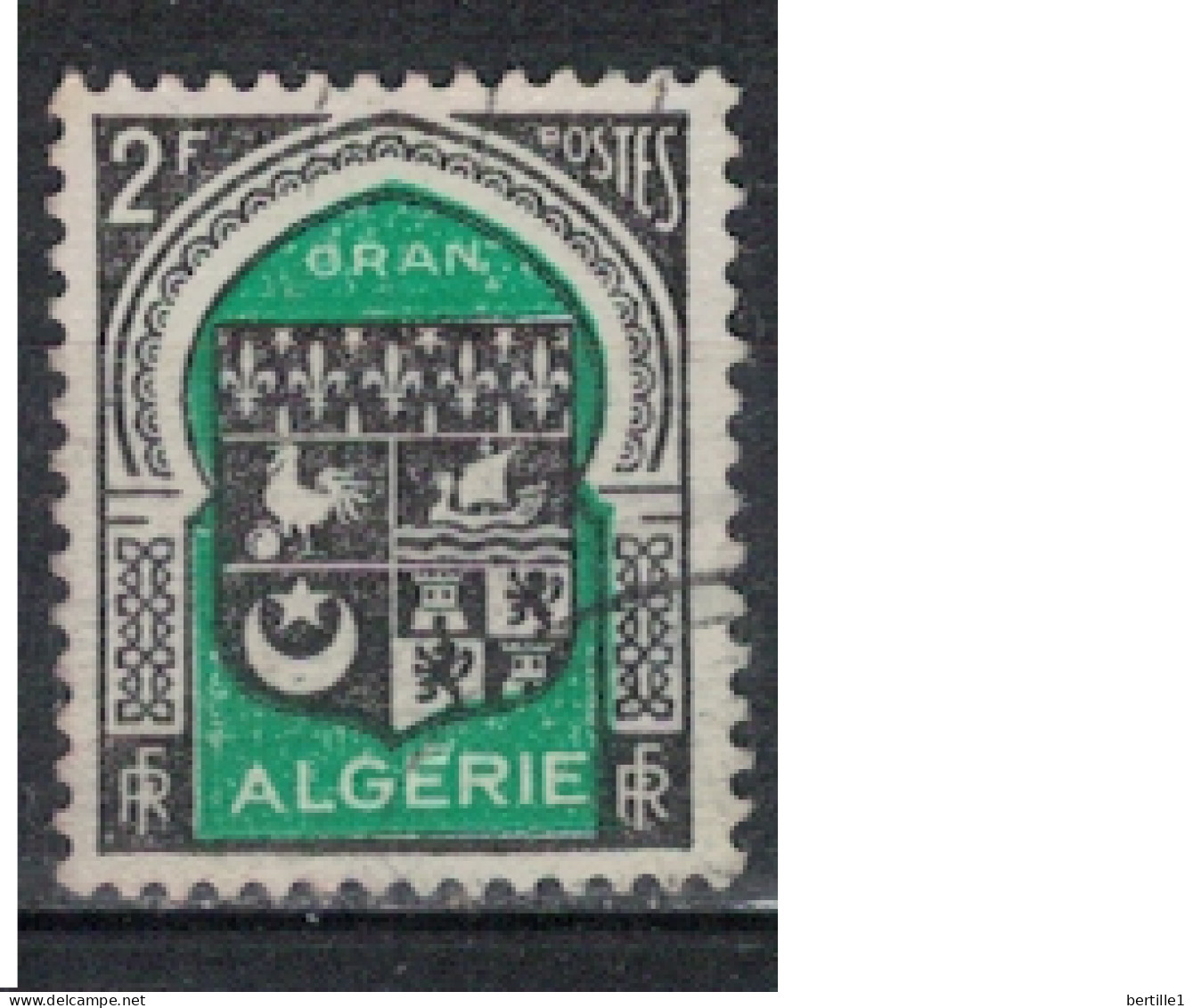 ALGERIE      N°  YVERT  259  ( 6 )  Oblitéré ( OB 11/45   ) - Usati