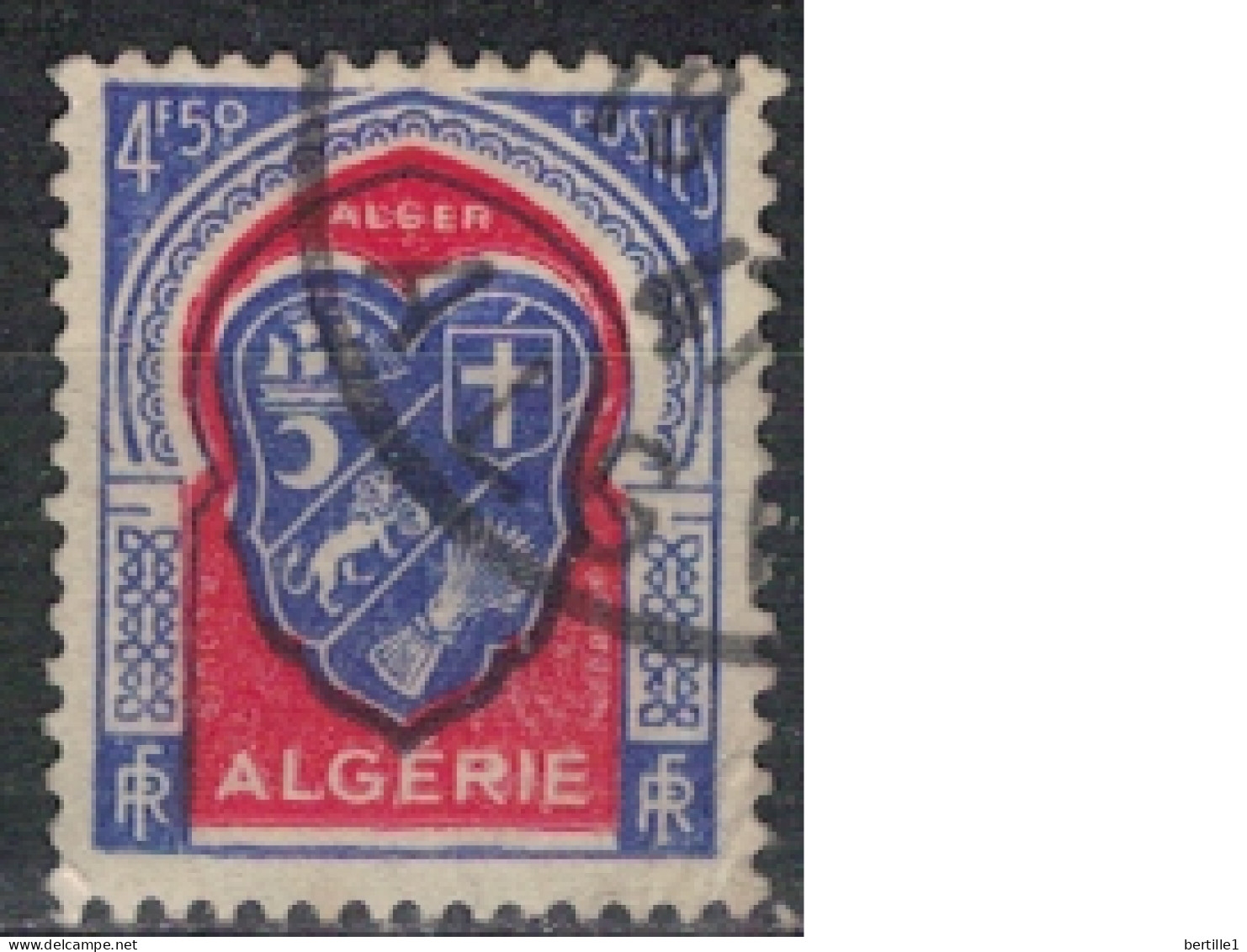 ALGERIE      N°  YVERT  264 ( 1 )  Oblitéré ( OB 11/45   ) - Usati