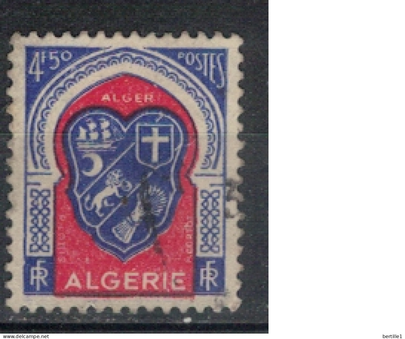 ALGERIE      N°  YVERT  264 ( 2 )  Oblitéré ( OB 11/45   ) - Oblitérés