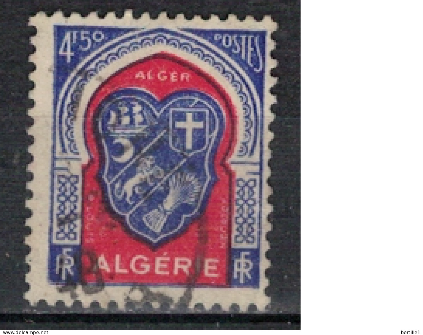 ALGERIE      N°  YVERT  264 ( 3 )  Oblitéré ( OB 11/45   ) - Oblitérés