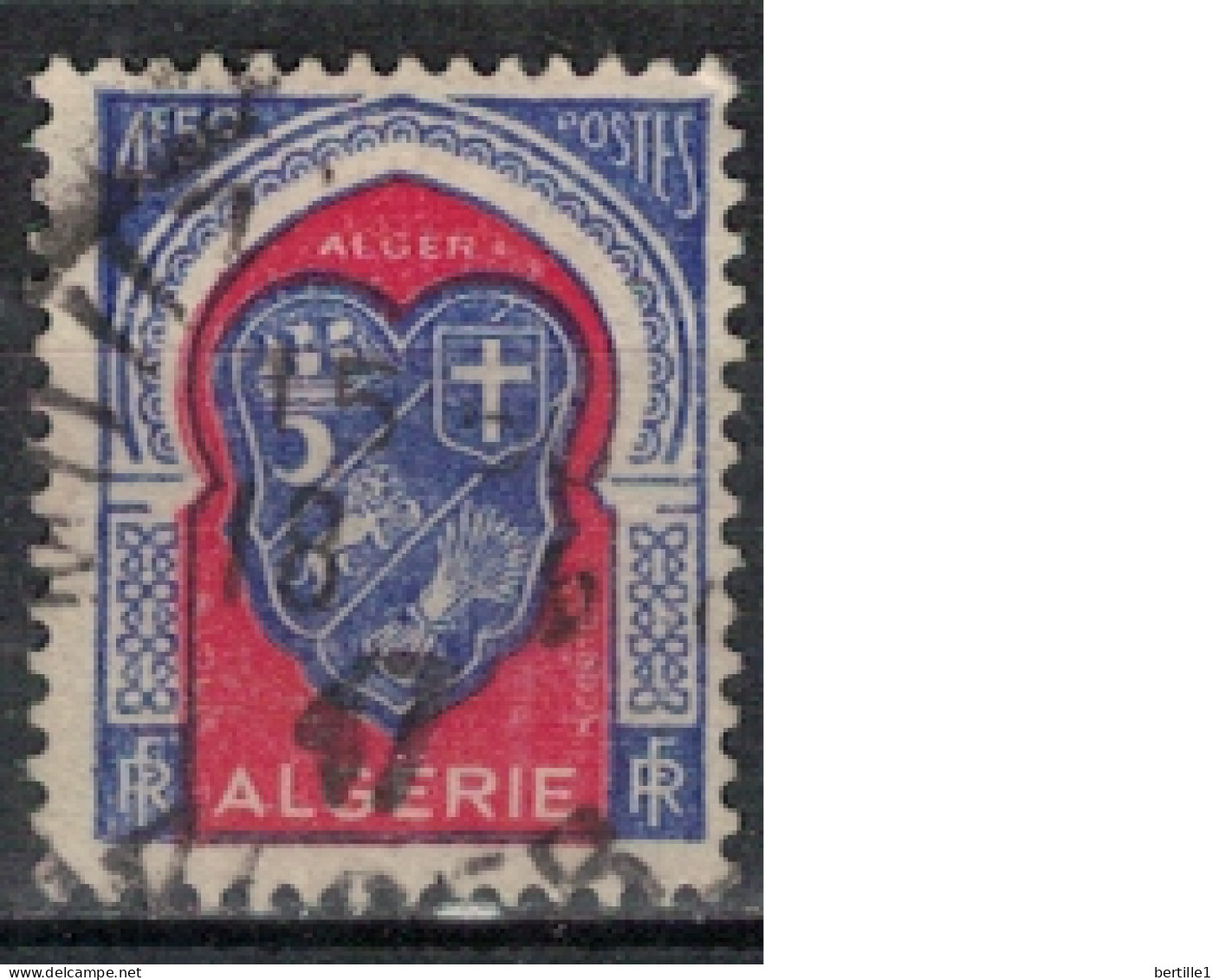 ALGERIE      N°  YVERT  264 ( 5 )  Oblitéré ( OB 11/45   ) - Oblitérés