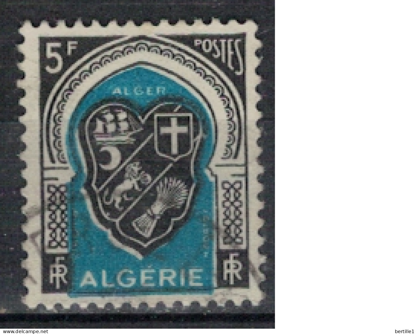 ALGERIE      N°  YVERT  268  ( 1 ) Oblitéré ( OB 11/45   ) - Oblitérés