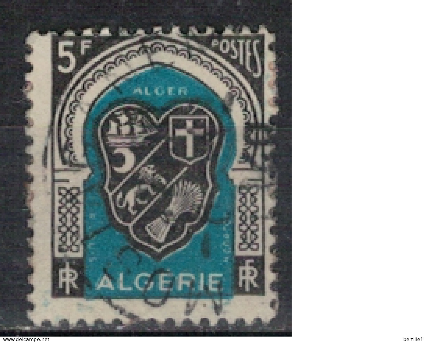 ALGERIE      N°  YVERT  268  ( 6 ) Oblitéré ( OB 11/45   ) - Oblitérés