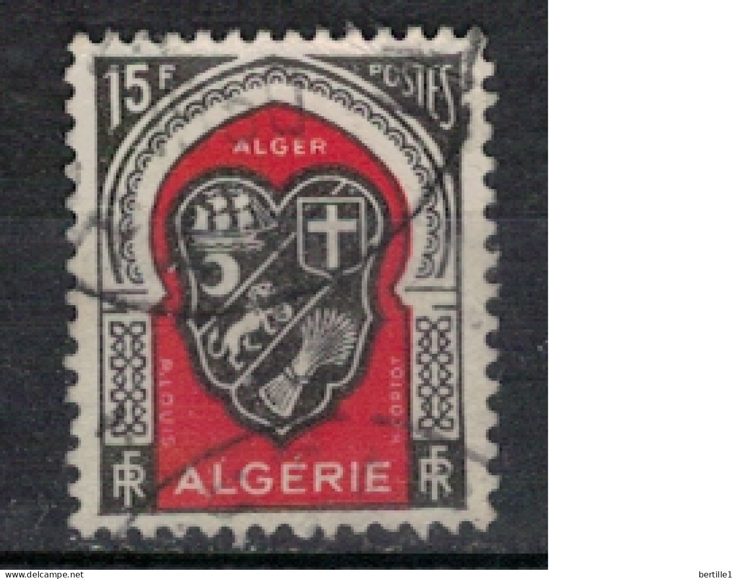 ALGERIE      N°  YVERT  271  ( 6 ) Oblitéré ( OB 11/45   ) - Oblitérés