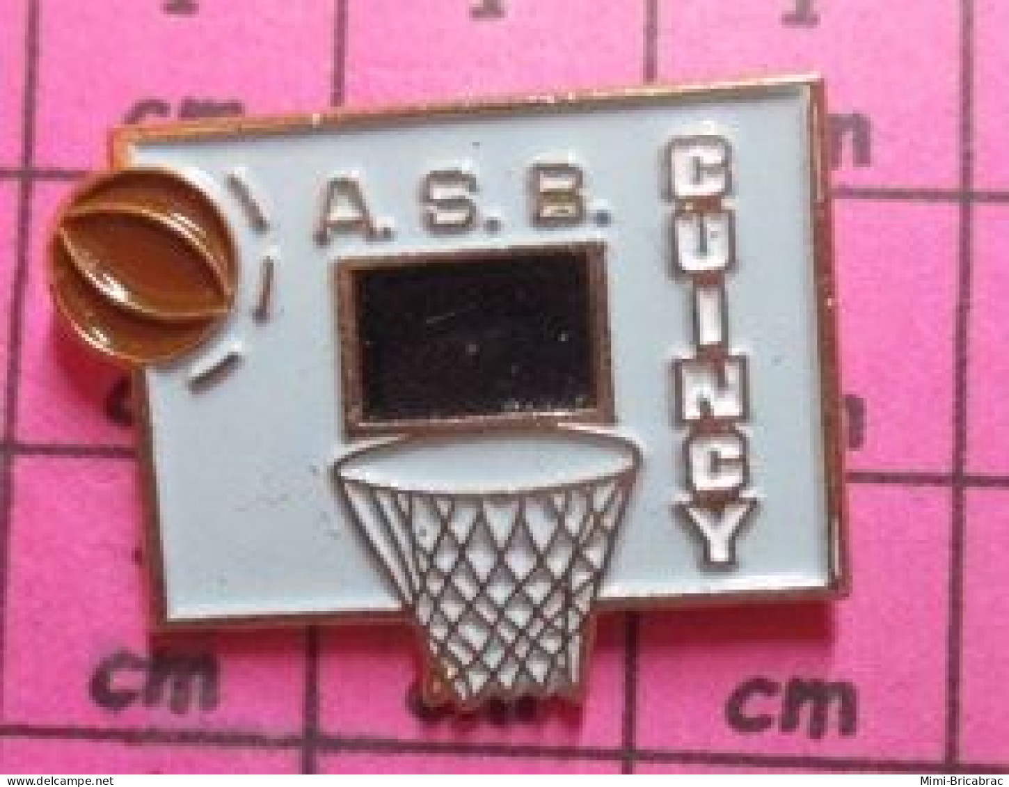 2619  Pin's Pins / Beau Et Rare / SPORTS / BASKET-BALL CLUB ASB CUINCY - Basketball