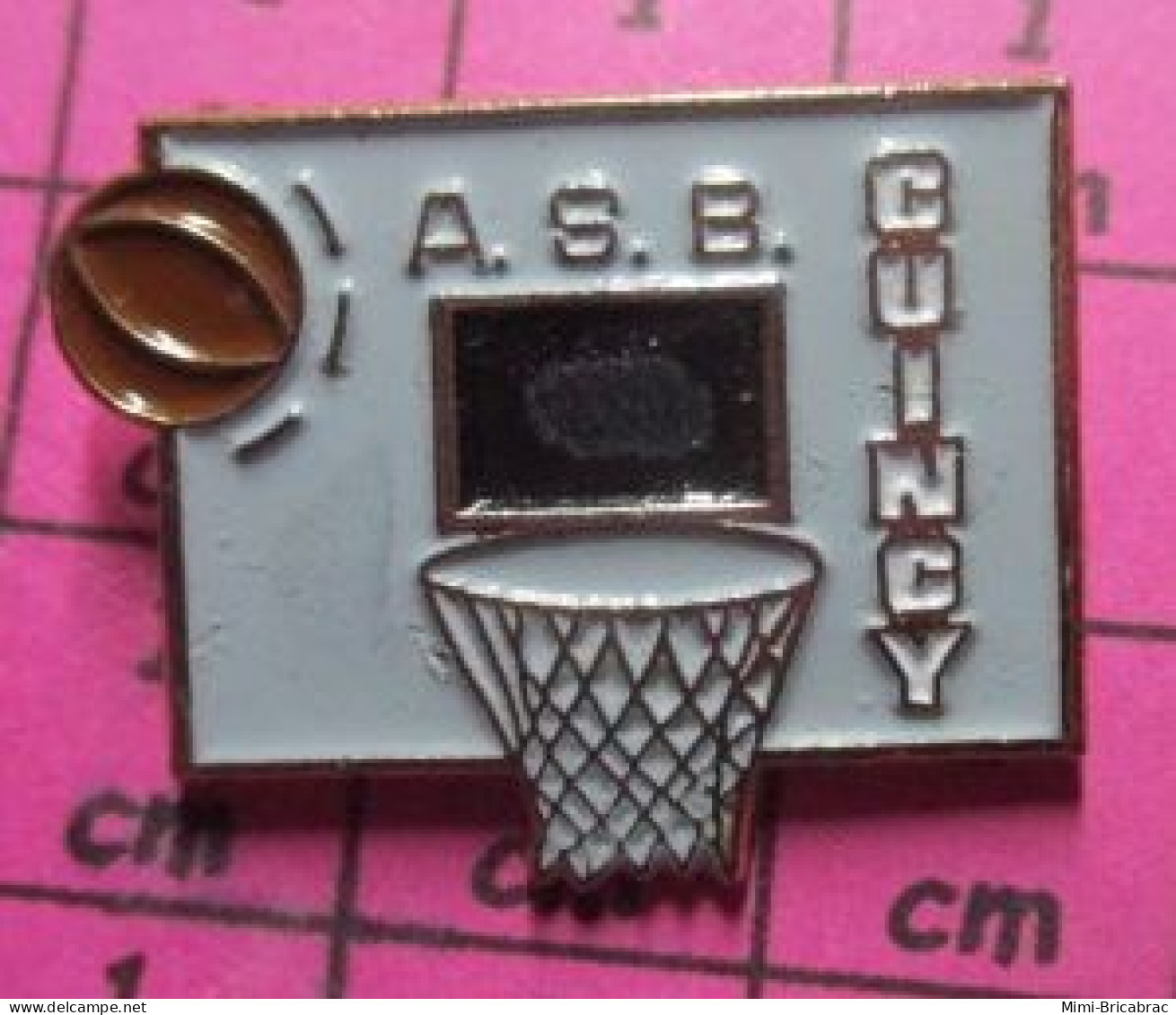 2119 Pin's Pins / Beau Et Rare / SPORTS / BASKET-BALL CLUB ASB CUINCY - Basketball