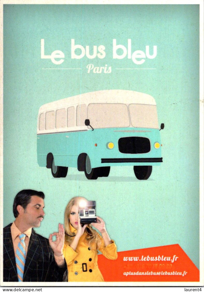 4-8-2023 (1 T 30) Le Bus Bleu (Paris) - Bus & Autocars