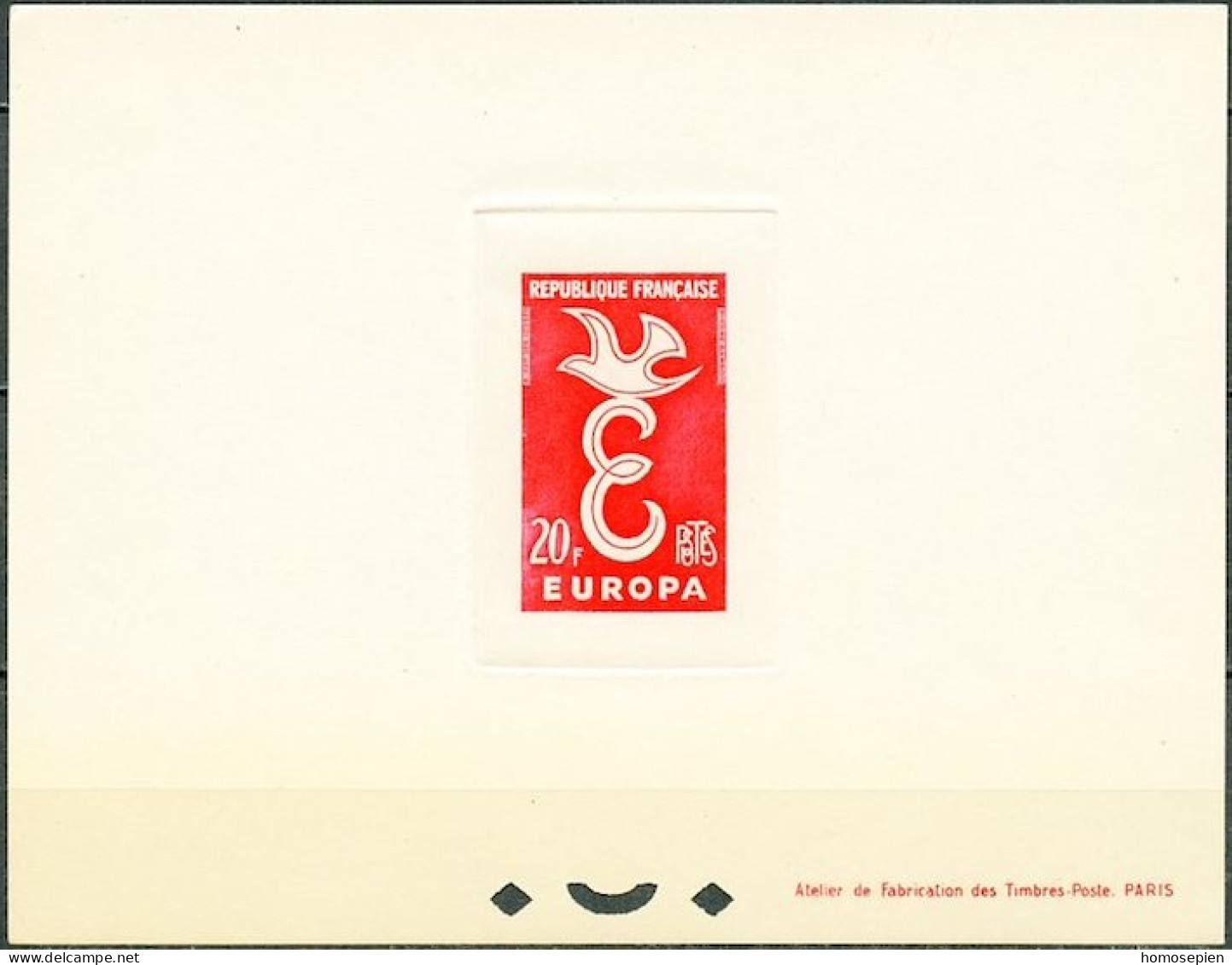 Europa CEPT 1958 France - Frankreich Y&T N°EL1173 - Michel N°DP1210 *** - 20f EUROPA - 1958