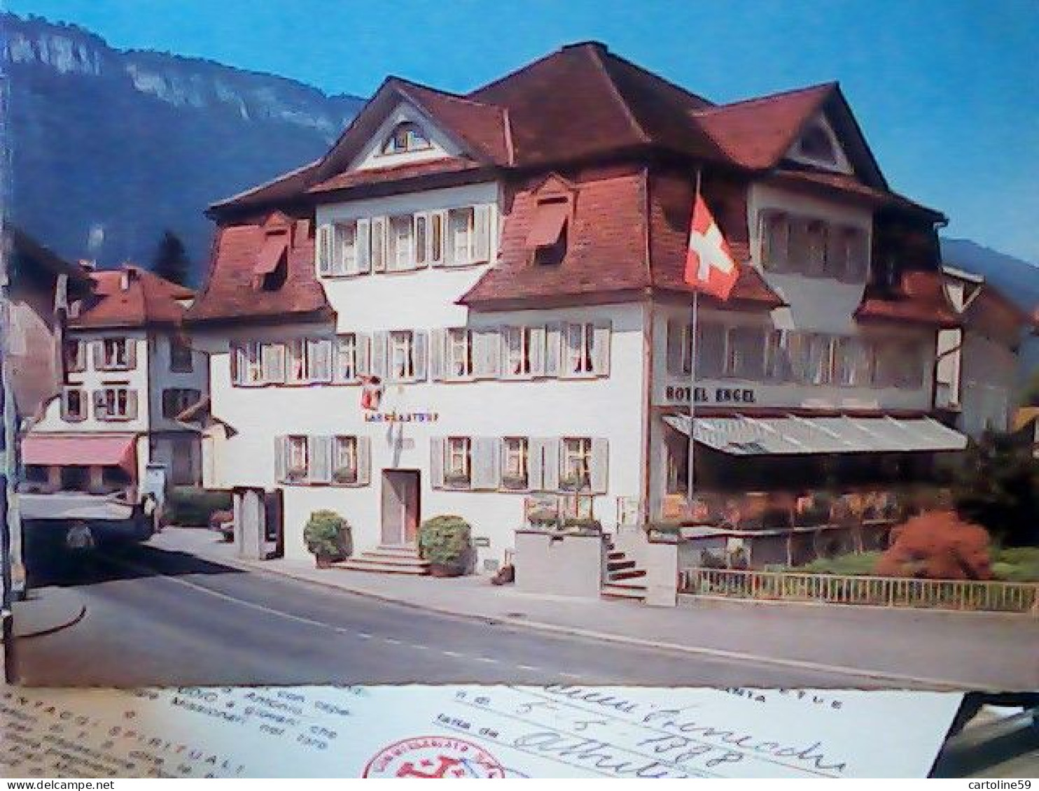SUISSE STANS NW Landgasthof Hotel Restaurant ENGEL   VB1972 JM1542 - Stans