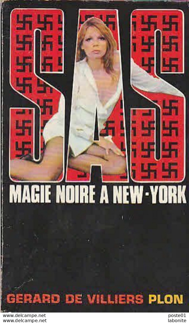 S.A.S N°11 Magie Noire à New York   Gérard De Villiers Chez Plon Edition 1968 Livraison Suivie, Gratuite. - SAS