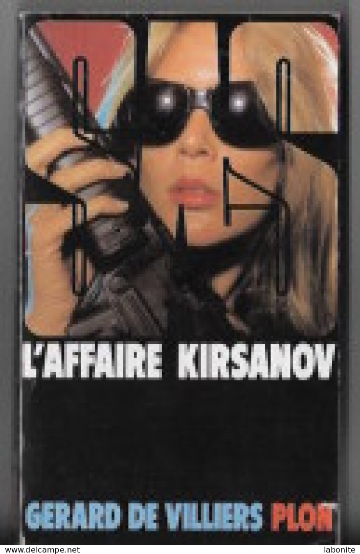 S.A.S N°80 L'affaire Kirsanov  Chez Plon Edition 1985 Livraison Suivie, Gratuite. - SAS