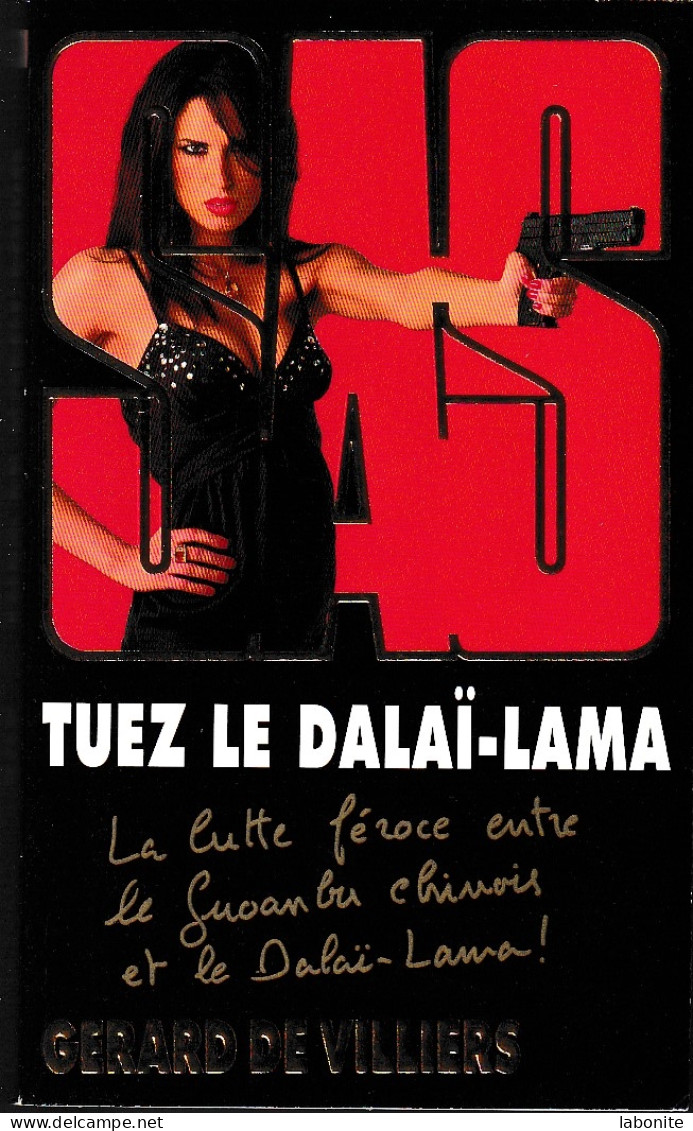 S.A.S N°175  Tuez Le Dalaï-Lama.   Aux Editions Malko Productions  Edition 2008 Livraison Suivie, Gratuite. - SAS