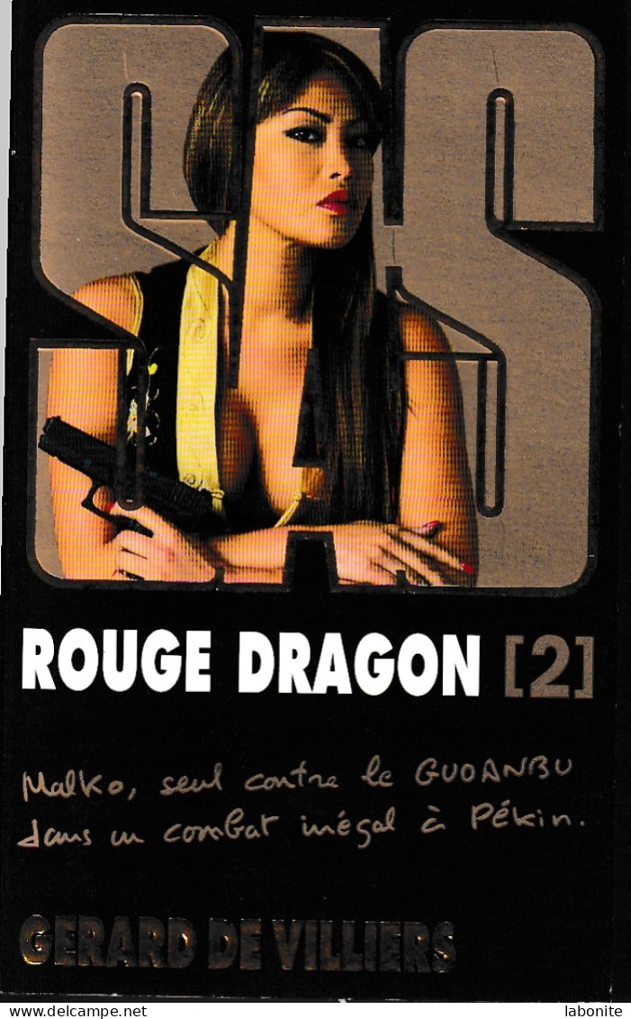 S.A.S N°189  Rouge Dragon (2).   Aux Editions Malko Productions  Edition 2011 Livraison Suivie, Gratuite. - SAS
