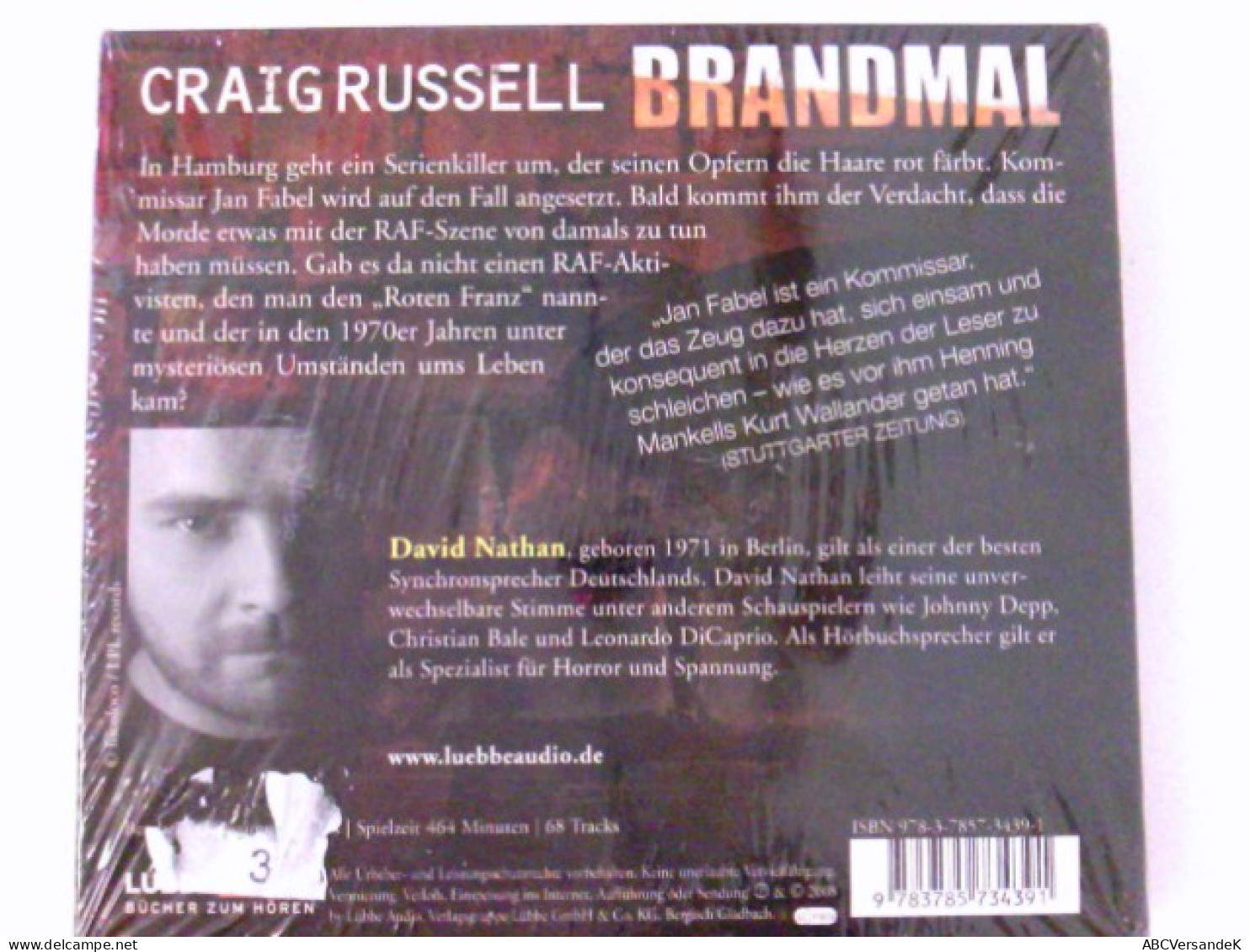 Brandmal: Thriller. Lesung: Bearbeitete Fassung (Lübbe Audio) - CD