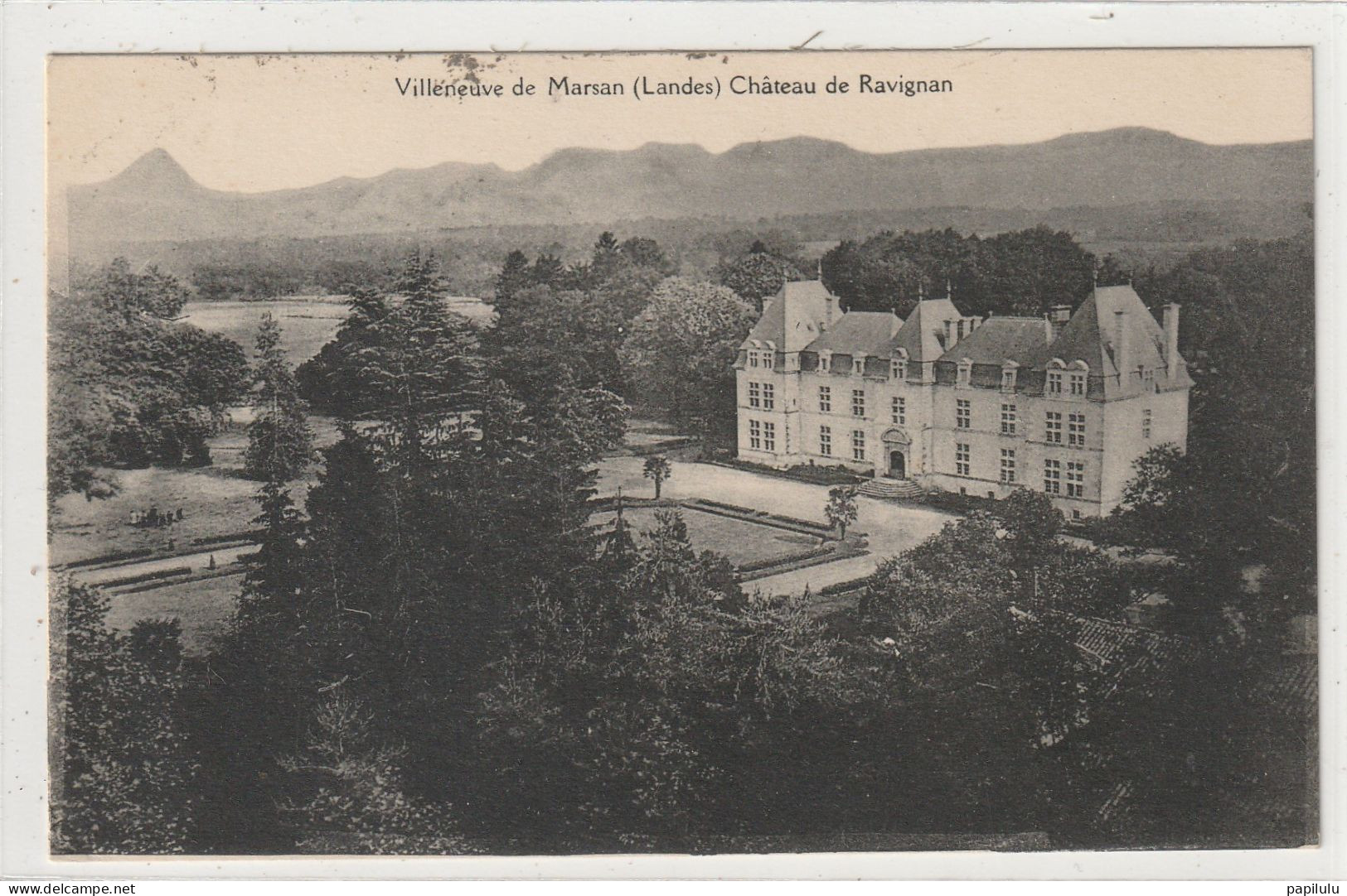 13 DEPT 40 : édit. A Papeghin : Villeneuve De Marsan Château De Ravignan - Villeneuve De Marsan