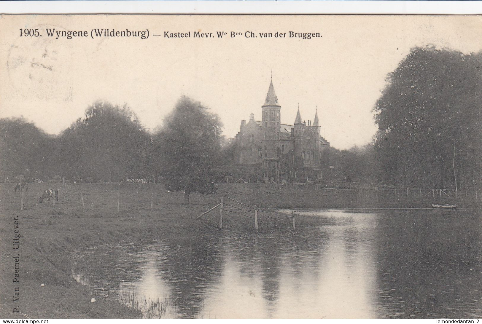 Wingene - Wyngene (Wildenburg) -Kasteel Mevr. We Bon Ch. Van Der Bruggen - Wingene