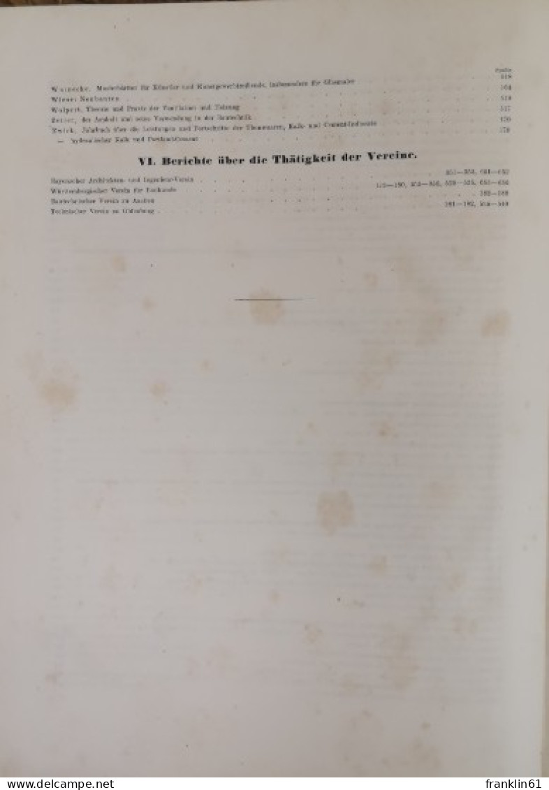 Zeitschrift für Baukunde. Organ der Architekten- u. Ingenieur-Vereine von Bayern, Württemberg, Baden,