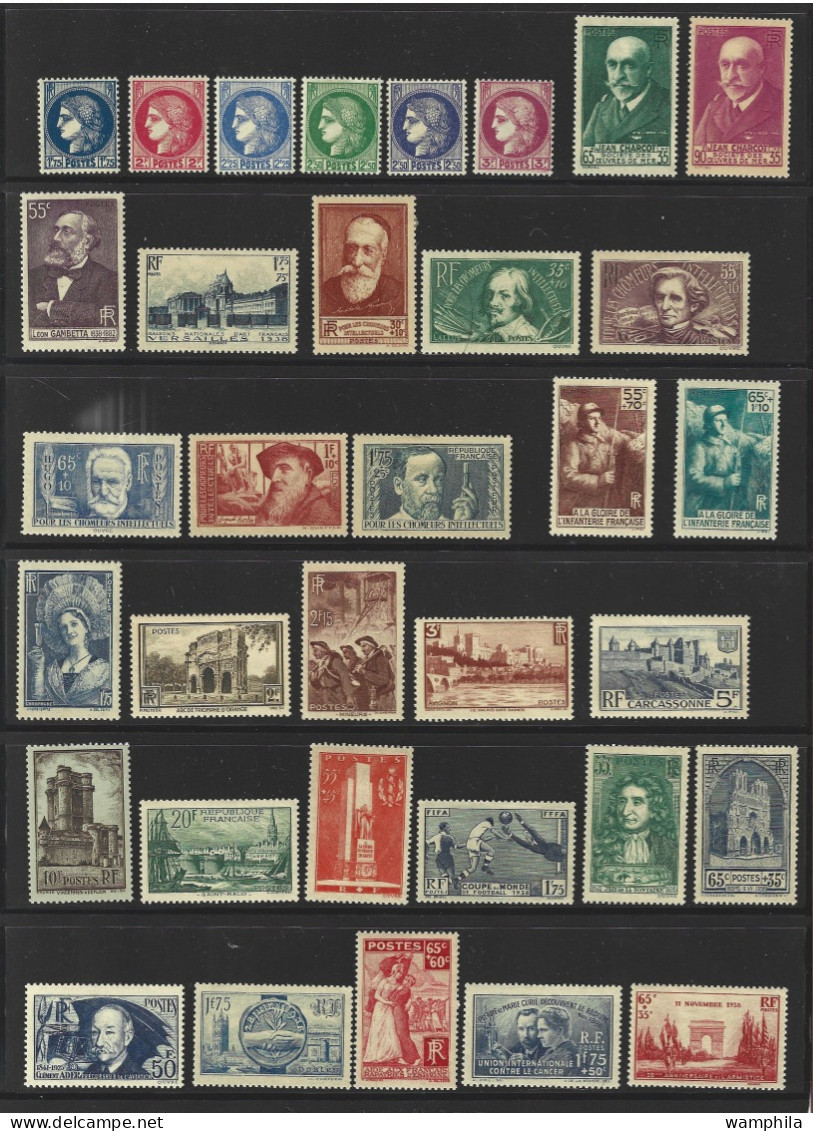 Année 1938 Complète 52 Timbres * Cote 378€ - ....-1939