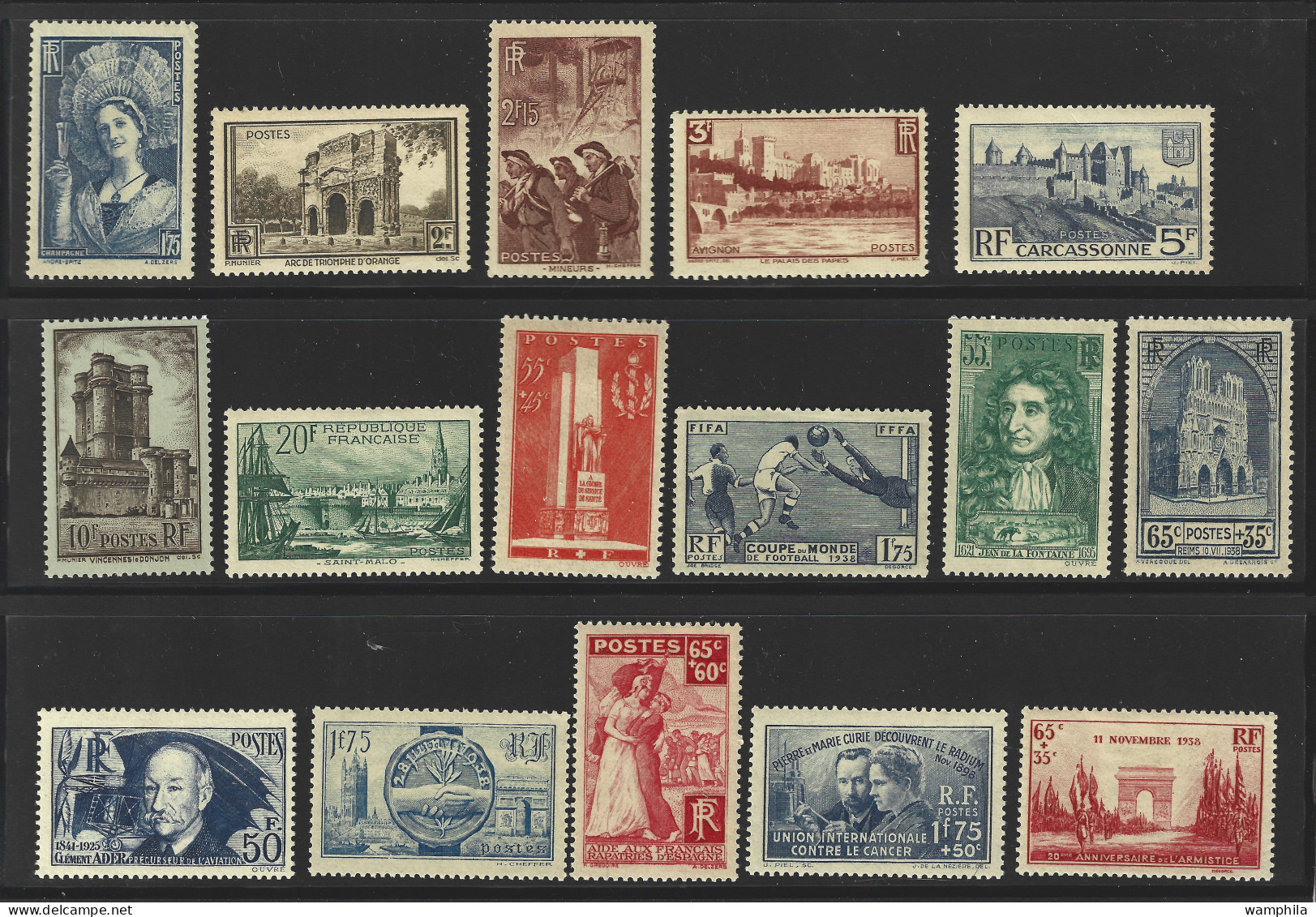 Année 1938 Complète 52 Timbres * Cote 378€ - ....-1939