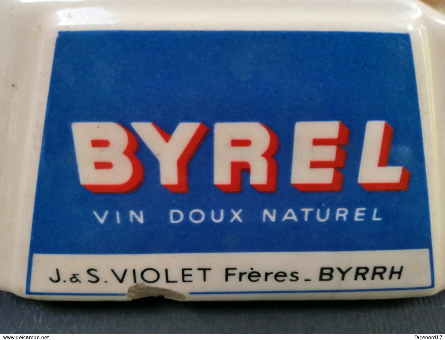Cendrier Multi-publicités J&S Violet Frères-Byrrh - Ceniceros