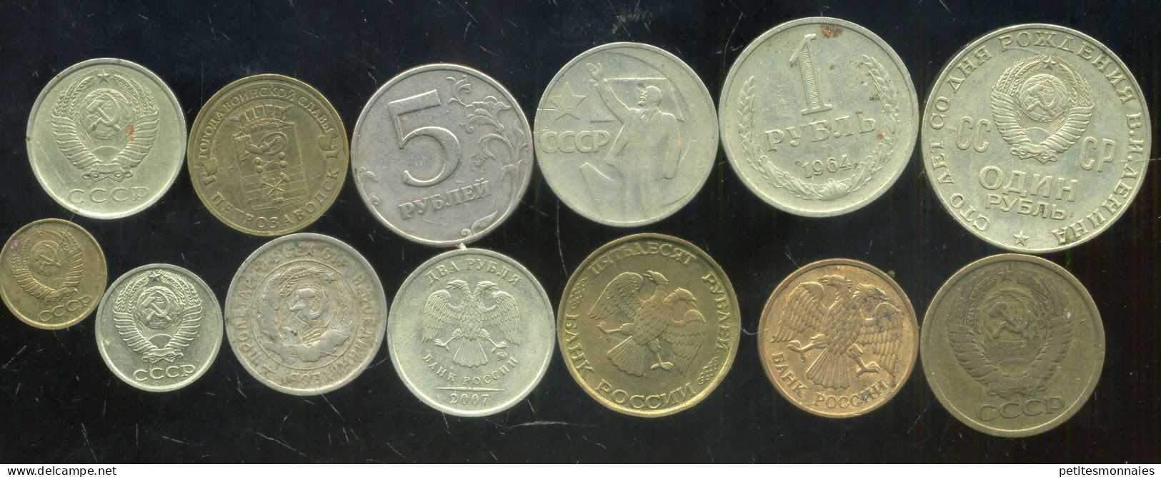 RUSSIE  Lot De 13  Monnaies  (  290 ) - Kilowaar - Munten