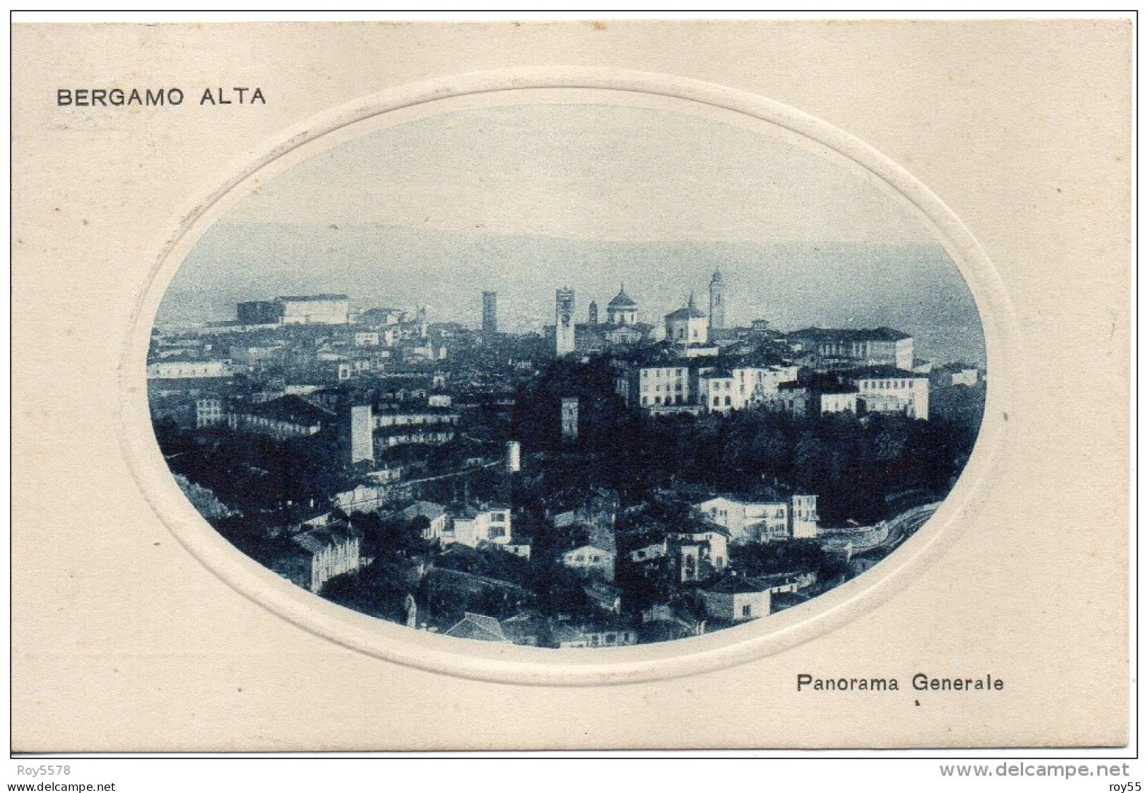 Lombardia-bergamo-bergamo Alta Veduta Panorama Generale Anni 20 - Bergamo