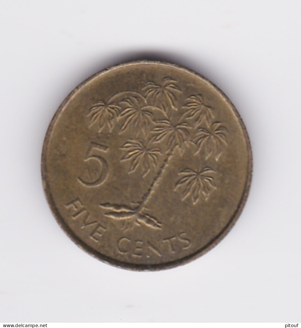 5 Cents République Des Seychelles 1982 TTB - Seychelles